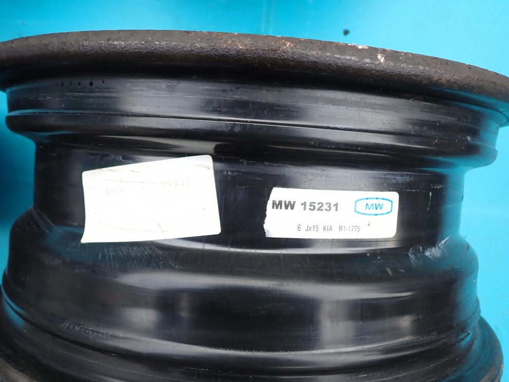 HYUNDAI IX20 09- FELGI STALOWE KOMPLET 15X6J 5X114.3 ET48 5/9