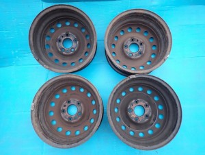 HYUNDAI IX20 09- FELGI STALOWE KOMPLET 15X6J 5X114.3 ET48 7/9 MINIATURA