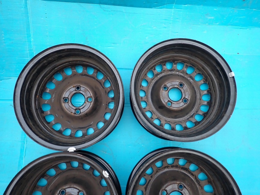 SUZUKI SPLASH 08- FELGI STALOWE KOMPLET 14x5.5J 4x100 ET39 7/7