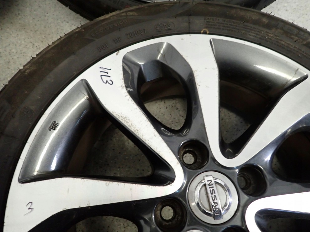 NISSAN MICRA K13 10- KOŁA FELGI ALUMINIOWE ZESTAW 16x6J ET55 KOMPLET 3/16