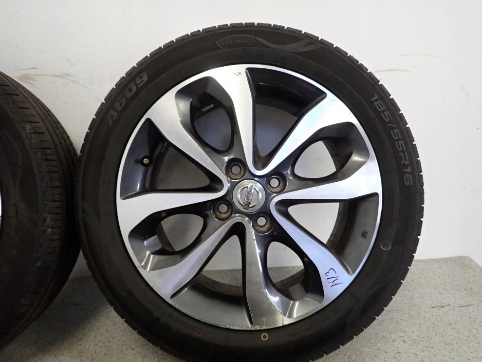 NISSAN MICRA K13 10- KOŁA FELGI ALUMINIOWE ZESTAW 16x6J ET55 KOMPLET 9/16