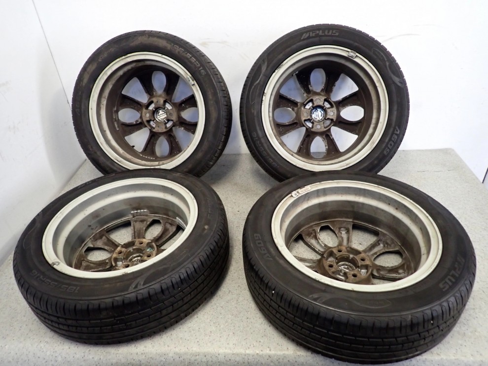 NISSAN MICRA K13 10- KOŁA FELGI ALUMINIOWE ZESTAW 16x6J ET55 KOMPLET 16/16