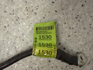 CHEVROLET ORLANDO 1.4T 10- KLEMA MINUSOWA CZUJNIK 5/8 MINIATURA