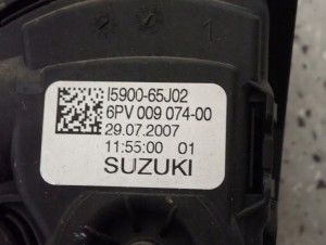 GRAND VITARA II 06- PEDAŁ GAZU EUROPA 15900-65J02 8/8 MINIATURA