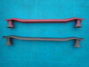 NISSAN MICRA K13 10-13 BELKA ZDERZAKA TYLNEGO 4/5 MINIATURA