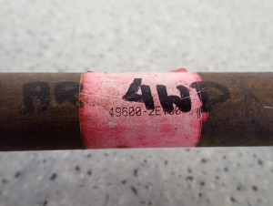 HYUNDAI TUCSON 4WD 2.0 CRDI 07- PÓŁOŚ TYLNA LEWA 3/5 MINIATURA