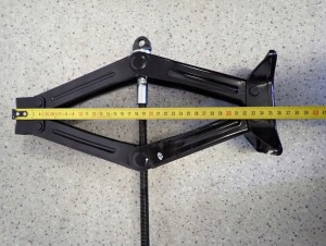 TOYOTA YARIS LEWAREK PODNOŚNIK SAMOCHODOWY KLUCZ DO KÓŁ NOWY 4/5 MINIATURA