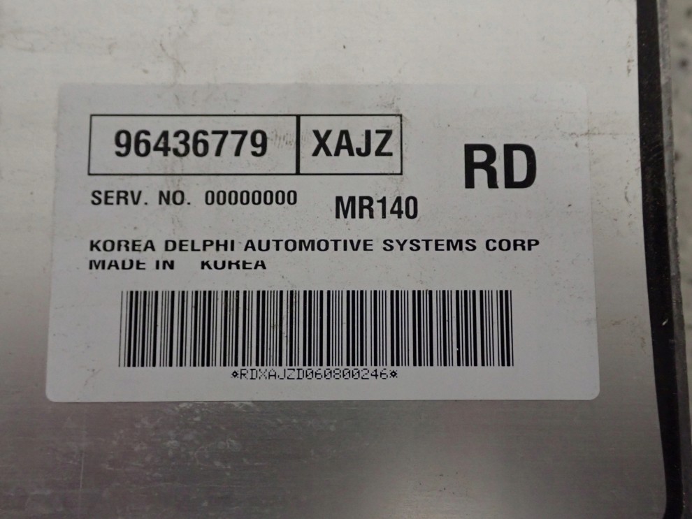 CHEVROLET AVEO 1.4 BENZYNA T250 07- ZESTAW STARTOWY KOMPUTER STACYJKA 2/6