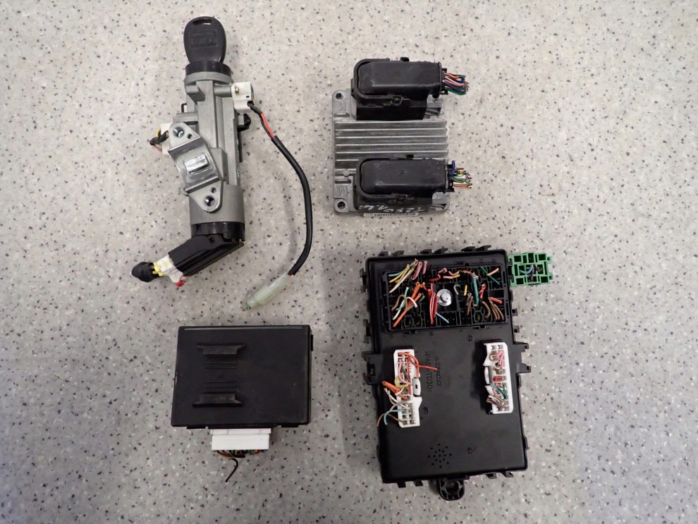 CHEVROLET AVEO 1.4 BENZYNA T250 07- ZESTAW STARTOWY KOMPUTER STACYJKA 6/6