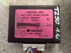 CHEVROLET AVEO 1.4 BENZYNA T250 07- ZESTAW STARTOWY KOMPUTER STACYJKA 4/6 MINIATURA