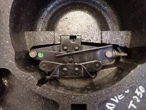 CHEVROLET AVEO T250 07- WKŁAD KOŁA ZAPASOWEGO LEWAREK PODNOŚNIK KLUCZ 3/3 MINIATURA