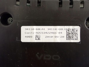 SUZUKI SWIFT MK7 1.2 10-16 ZEGARY LICZNIK 7/8 MINIATURA