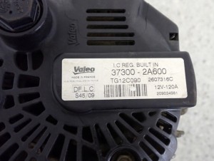 KIA VENGA 09- 1.4 CRDI ALTERNATOR 7/7 MINIATURA