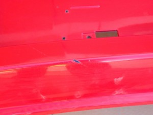 SUZUKI SWIFT IV MK6 04-10 ZDERZAK TYLNY Z9T TUNING 13/16 MINIATURA
