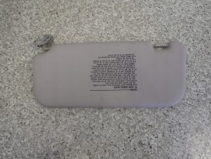 HYUNDAI GETZ 02-10 DASZEK PRZECIWSŁONECZNY PRAWY 4/4 MINIATURA