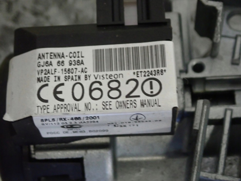 MAZDA 2 II DY KOMPUTER STACYJKA ZEGARY ZESTAW 6S61-12A650-GD 5/6