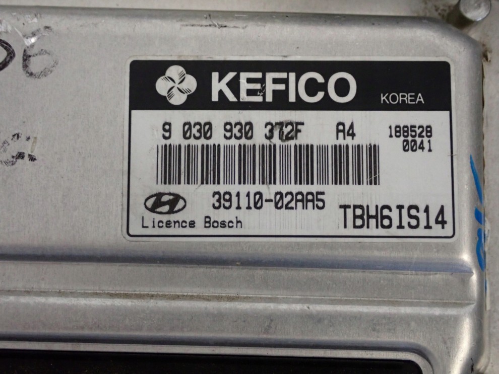 HYUNDAI GETZ 06 -1.1i ZESTAW STARTOWY KOMPUTER EUROPA 4/6