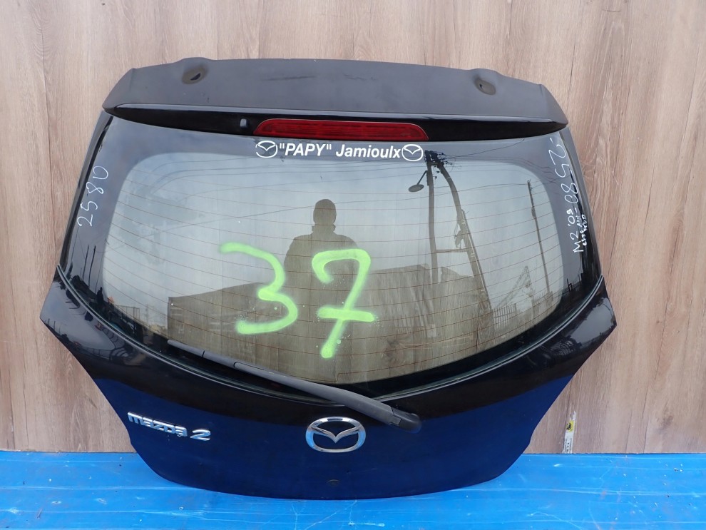 MAZDA2 MAZDA 2 08- DE KLAPA BAGAŻNIKA SZYBA TYLNA 1/12