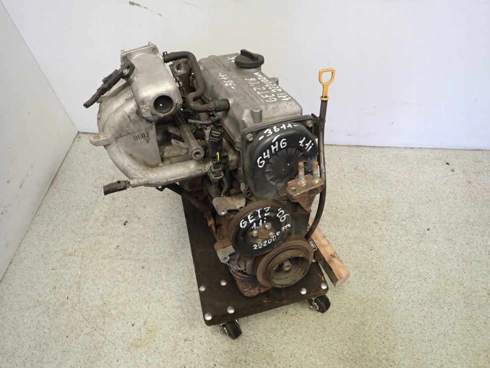 HYUNDAI GETZ 1.1i BENZYNA 06- SILNIK MOTOR G4HG 4/13