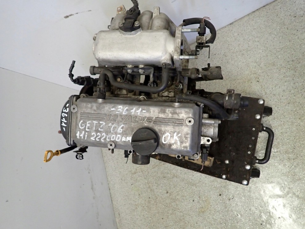 HYUNDAI GETZ 1.1i BENZYNA 06- SILNIK MOTOR G4HG 10/13