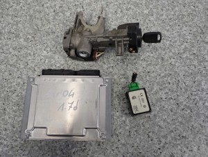 HONDA CIVIC VII 1.7 CTDI DIESEL ZESTAW STARTOWY KOMPUTER STACYJKA 3/3 MINIATURA