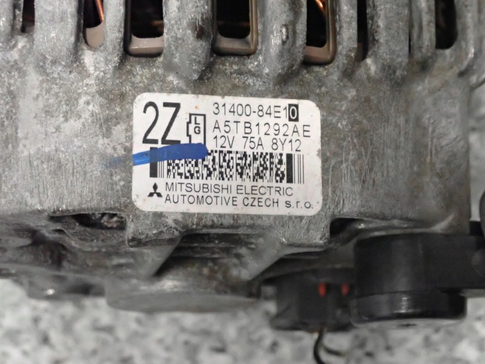 SUZUKI SX4 SEDICI 06-13 1,6 BENZYNA ALTERNATOR 3/8