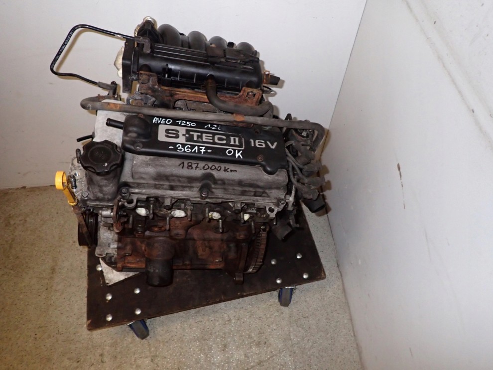CHEVROLET AVEO T250 07- SILNIK 1,2 i 1/9