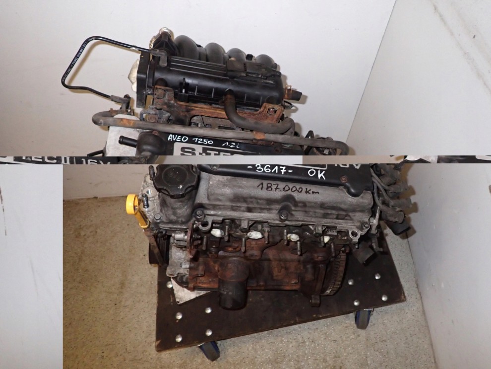 CHEVROLET AVEO T250 07- SILNIK 1,2 i 2/9