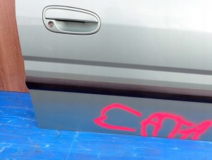 HYUNDAI MATRIX 02-10 DRZWI PRZEDNIE PRAWE MC 5/7 MINIATURA