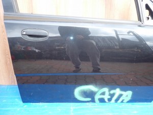 CHEVROLET AVEO HATCHBACK T250 07- DRZWI PRZEDNIE PRAWE GAR 5/11 MINIATURA