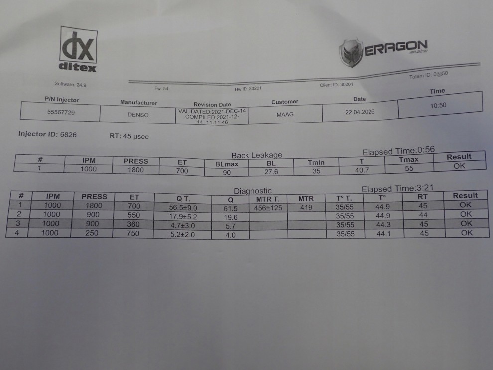 CHEVROLET CRUZE 1.7d 08- WTRYSKIWACZ 7/11