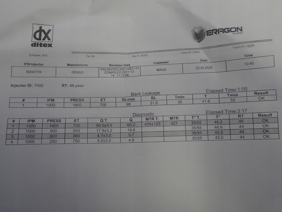 CHEVROLET CRUZE 1.7d 08- WTRYSKIWACZ 8/11