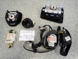 SUZUKI CELERIO 14-19 PODUSZKI POWIETRZNE ZESTAW EUROPA 9/9 MINIATURA