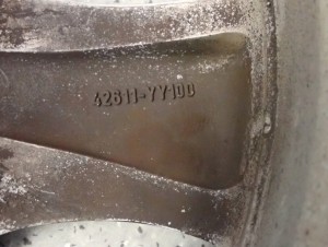 TOYOTA COROLLA E12 FELGI ALUMINIOWE KOMPLET 15\