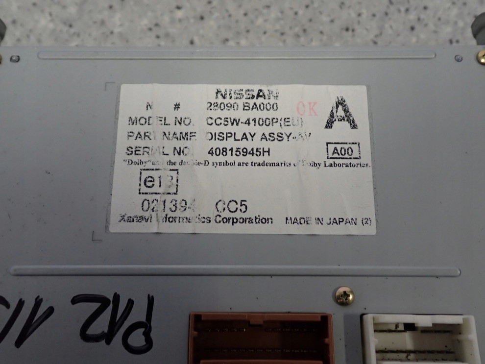 NISSAN PRIMERA P12 02-07 WYŚWIETLACZ 5/5