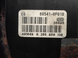TOYOTA COROLLA VERSO 04-09 2.0 D4D POMPA ABS 89541-0F010 3/6 MINIATURA