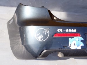 MAZDA3 MAZDA 3 BK HB 06-09 ZDERZAK TYŁ TYLNY 36C 3/16 MINIATURA