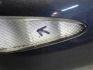 MITSUBISHI GRANDIS 03- LUSTERKO PRAWE 9 PIN A72A 4/10 MINIATURA