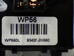 KIA VENGA 09- PRZEŁĄCZNIK WYCIERACZEK 6/6 MINIATURA