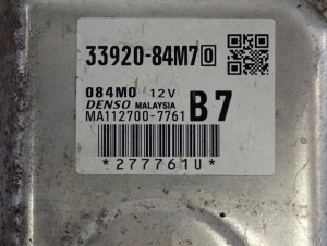 SUZUKI CELERIO 1.0i 14-19 ZESTAW STARTOWY STEROWNIK STACYJKA 3/7 MINIATURA