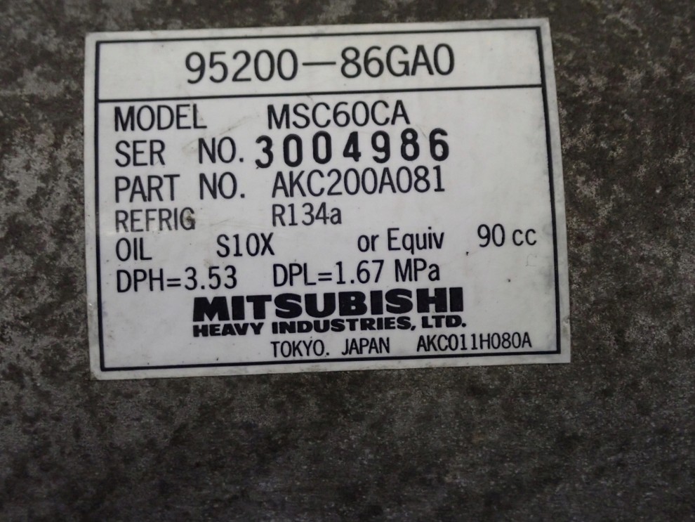 SUZUKI IGNIS 04-07 1.3 1.5 BENZ KOMPRESOR KLIMATYZACJI 2/7