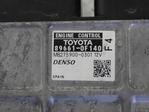 TOYOTA VERSO 2.0 D4D 09-13 ZESTAW STARTOWY STEROWNIK STACYJKA 3/8 MINIATURA