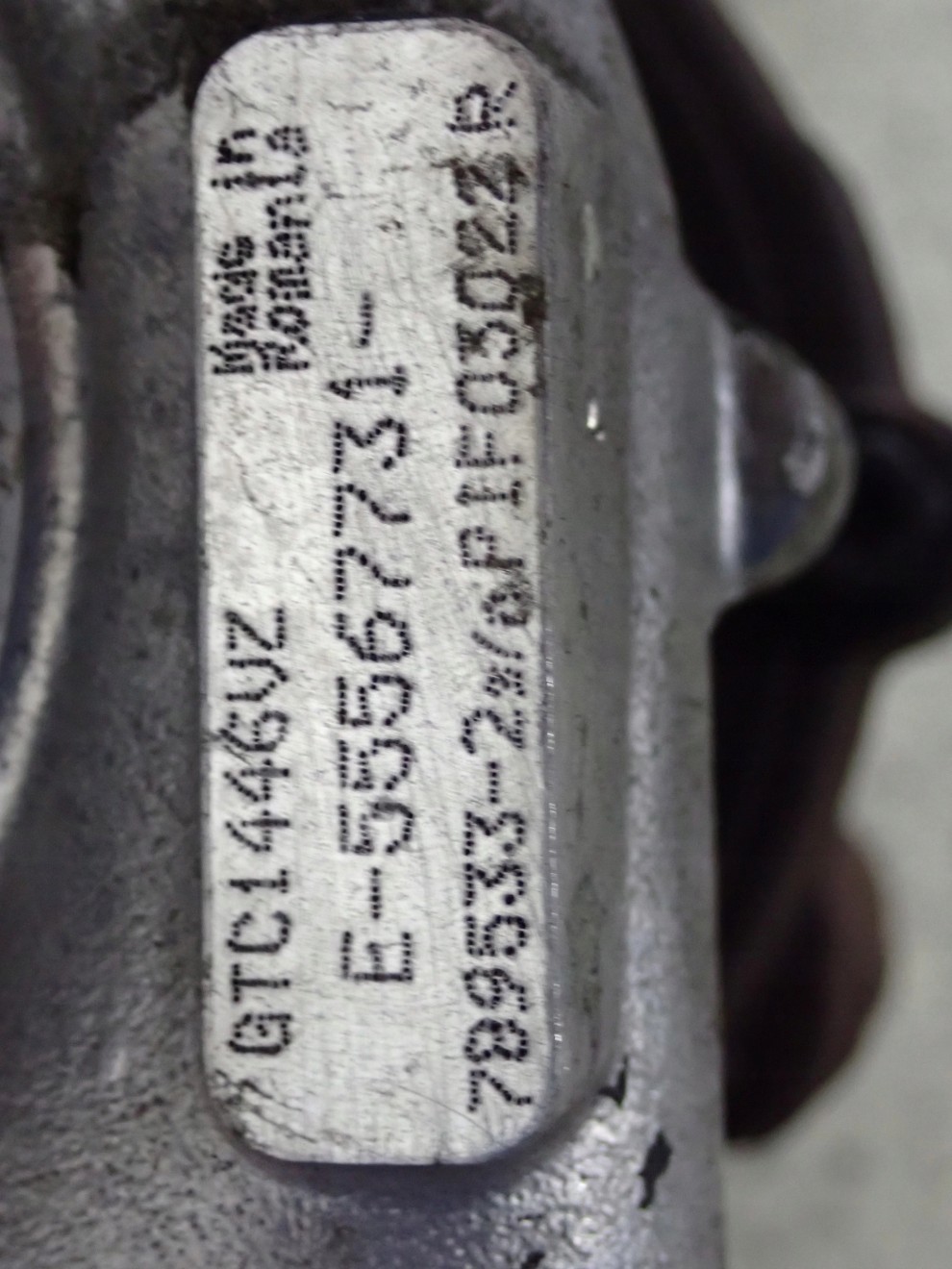 CHEVROLET CRUZE 1.7d 08- TURBINA TURBOSPRĘŻARKA 9/9