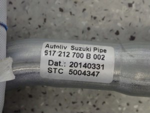 SUZUKI SWIFT MK7 3d 10- KURTYNA PRAWA 5/5 MINIATURA