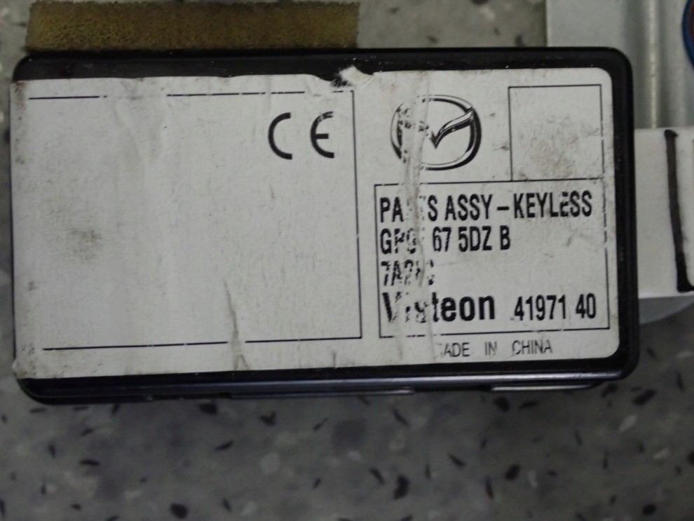 MAZDA 6 MAZDA6 GG 05-07 2.0i ZESTAW STARTOWY KOMPUTER STACYJKA 4/7