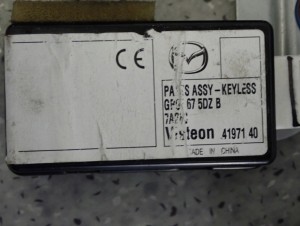 MAZDA 6 MAZDA6 GG 05-07 2.0i ZESTAW STARTOWY KOMPUTER STACYJKA 4/7 MINIATURA