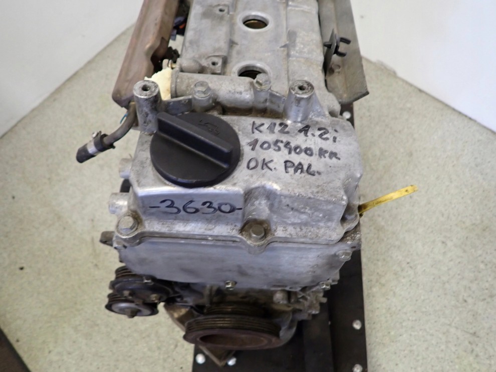 NISSAN MICRA K12 1.2i BENZYNA 02-09 SILNIK MOTOR CR12 105.TYŚ 4/12