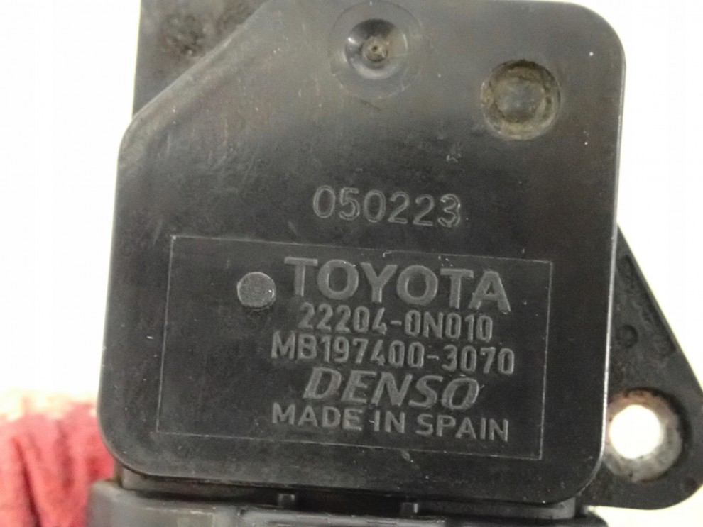 TOYOTA YARIS I FR 1.4 D4D 99-05 PRZEPŁYWOMIERZ POWIETRZA 4/7