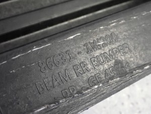 KIA RIO III HATCHBACK 11-14 BELKA ZDERZAKA TYŁ 7/7 MINIATURA