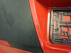 MITSUBISHI COLT 3d 04-08 ZDERZAK TYLNY P04 4/15 MINIATURA